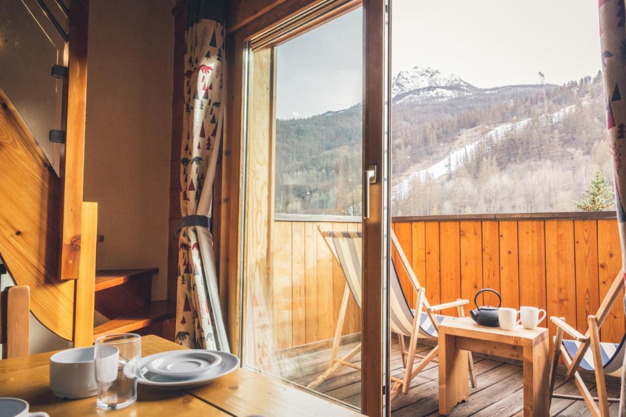 Le Serre D'Or, Grand Appartement Au Pied Des Pistes De Ski Saint-Chaffrey Exteriér fotografie